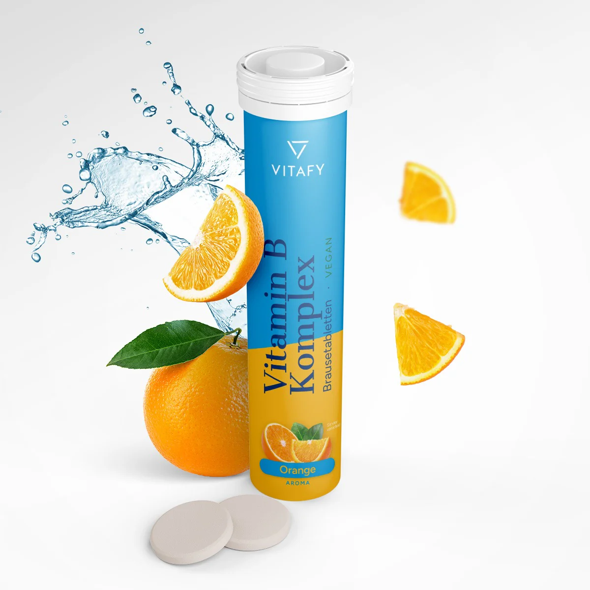 Vitamin B Komplex - Orange (20 Brausetabletten) - 6er Pack - Image 2