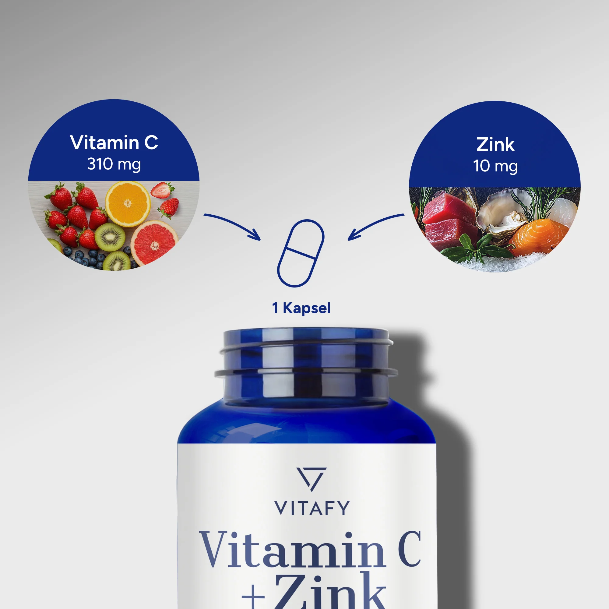 Vitamin C + Zink (60 Kapseln) - Image 3
