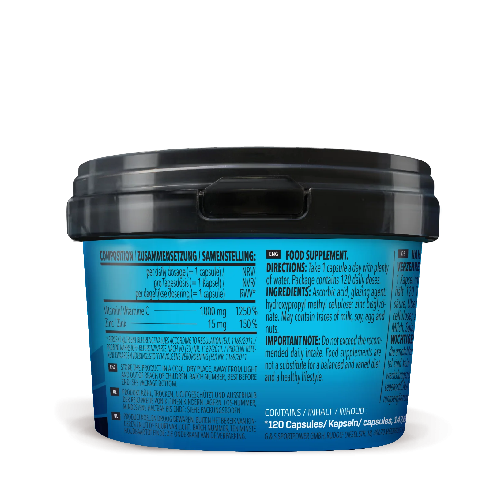 Vitamin C + Zinc (120 Kapseln) - Image 2