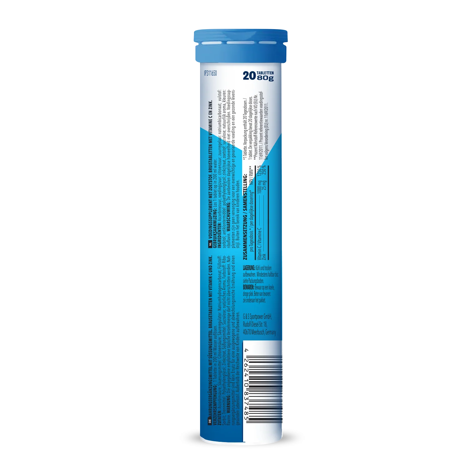 Vitamin C + Zinc - 6x 20 Brausetabletten - Lemon Flavouring - Image 9