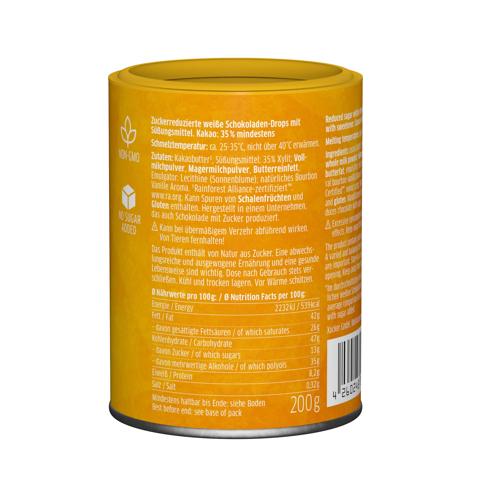 Weiße Schokodrops mit finnischem Xylit (200g) - Image 3