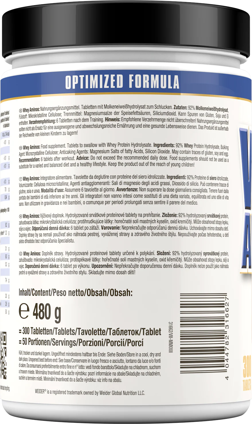 Whey Amino's (300 Tabletten) - Image 3